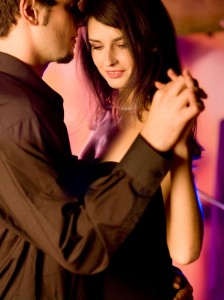 Young couple dancing