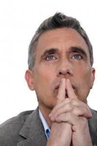 Hopeful businessman