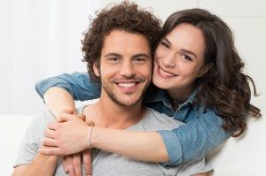 Portrait Of Loving Young Couple