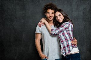 Portrait Of Young Couple