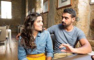 Couple at cafe