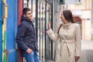 Flirting on the Street