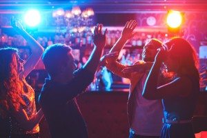 Enjoying party