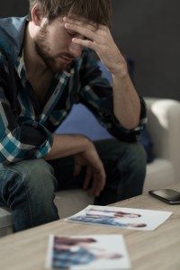 Looking pictures with ex-girlfriend