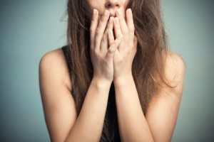 The woman in horror